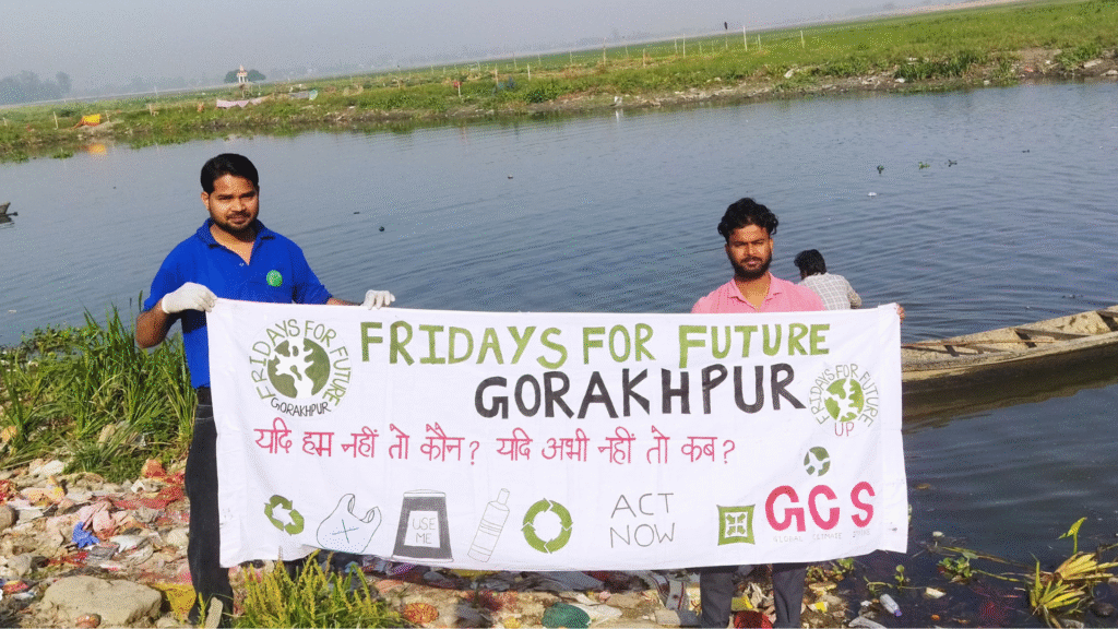 Spreading awareness to keep our rivers, lakes, and surroundings clean — because protecting nature begins with not polluting it.